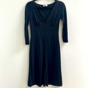 Moschino 3/4 Sleeve Black Dress.